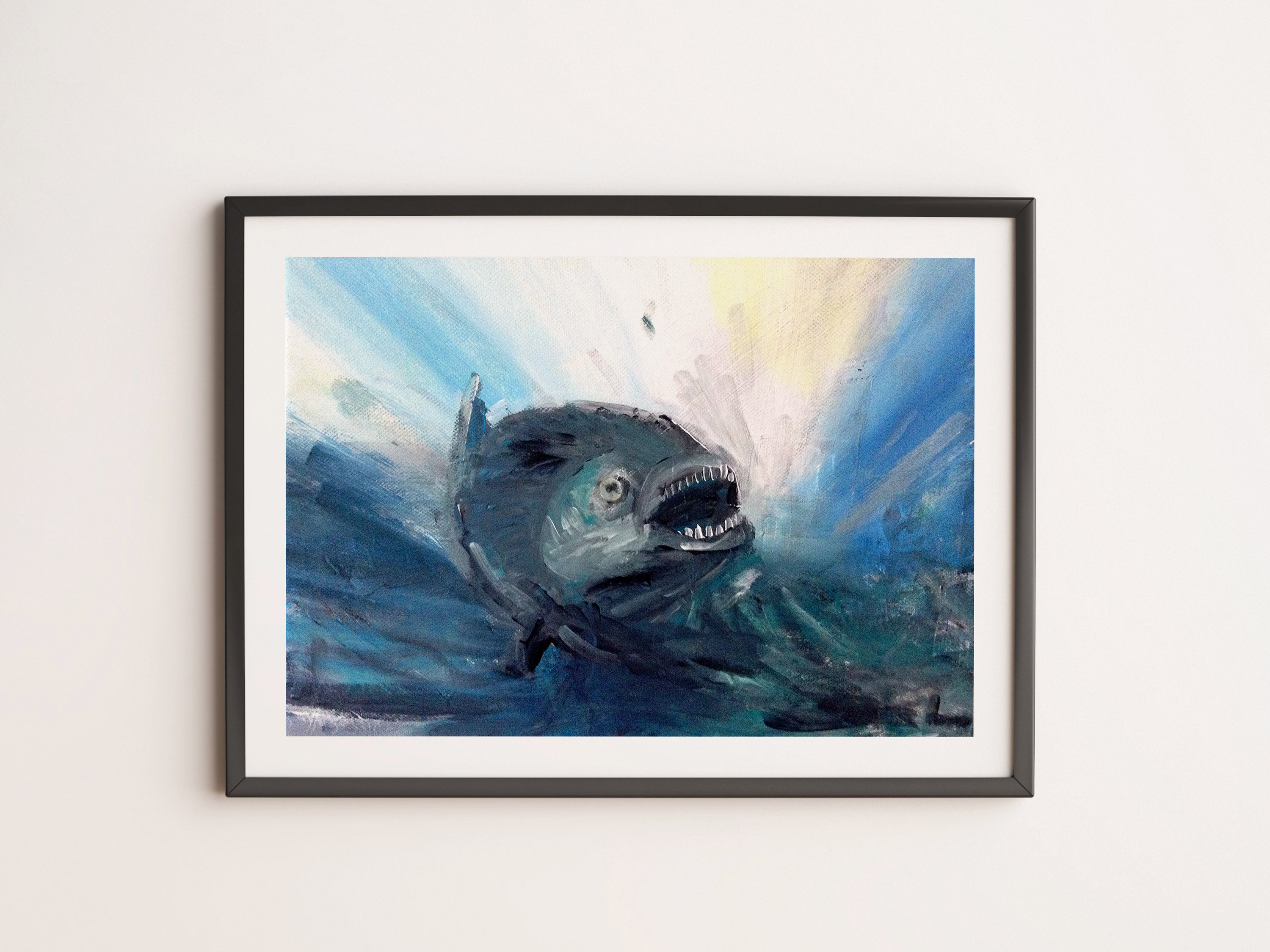 Malerei Fisch
